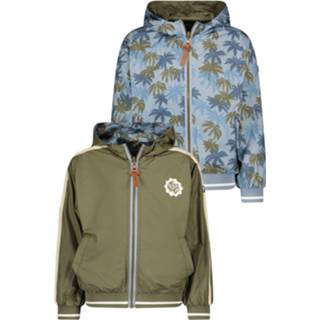 👉 Zomerjas jongens Like Flo reversibel met capuchon - Palm 8720859019849