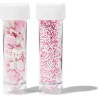 👉 Unisex baby's roze Versierplezier Eetbare Sprinkles - Babyfeest 8720354561874