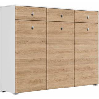 👉 Schoenenkast eiken MDF bruin Dominic 157x117x37 cm 4251461582802