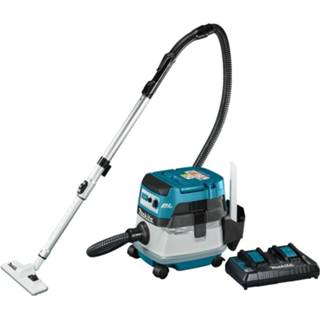 👉 Stofzuiger Makita DVC866LTX1 LXT 2x18V met 2x5,0Ah Accu en Duo Snellader in Doos