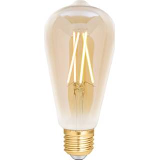 👉 Gloeilamp wit WIZ Smart Wifi E27 Edison Amber 6.5W 720lm - 820-845 Afstembaar | Dimbaar Vervanger voor 50W 5056144238828