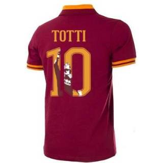 👉 Voetbalshirt AS Roma Retro 1978-1979 + Totti 10 (Photo Style)