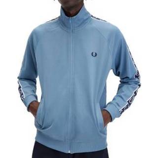 👉 Trainingsjack blauw Fred Perry - Contrast Tape Blauw/ Navy