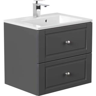 👉 Badmeubel antraciet MDF grijs Julie 4251982604205