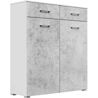 👉 Schoenenkast MDF grijs Ragnar Beton 105x117x37 cm 4251461555936