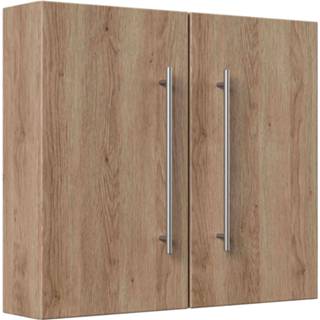 Bovenkast eiken MDF bruin Badkamer Thor 4251982632260