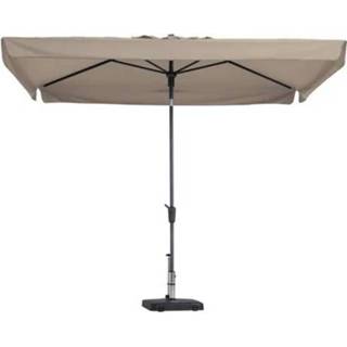 👉 Parasol ecru polyester beige Madison: Delos Vierkant - 8713229247614