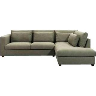 👉 Olijfgroen stof groen UMIX hoekopstelling Chelsea - Leen Bakker 8714901688725