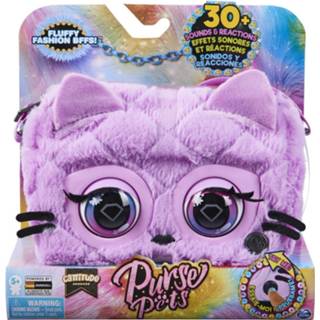 Handtas Spin Master Purse Pets Fluffy Fashion BFFS Cattitude Tas + Geluid 778988380802