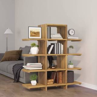 👉 Boekenkast 100x30x120 cm massief teakhout