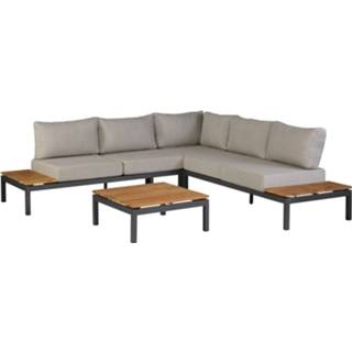 👉 Hoekbank beige aluminium Exotan: Loungeset Villa - 8715322926724
