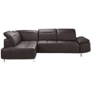 👉 Hoekbank kunstleder bruin Utah links - coffee Leen Bakker 8714901311265