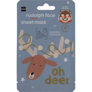 👉 Gezichts masker unisex HEMA Gezichtsmasker Rudolph 8720354493885