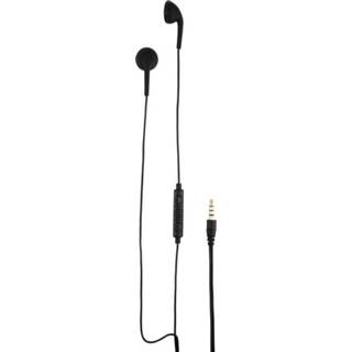 👉 Oortelefoon unisex zwart HEMA Half In-ear Comfort 8720354497029