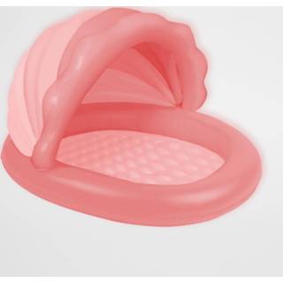 👉 Zwembad kinderen Kids Inflatable Games Shell Neon Coral 9339296055434