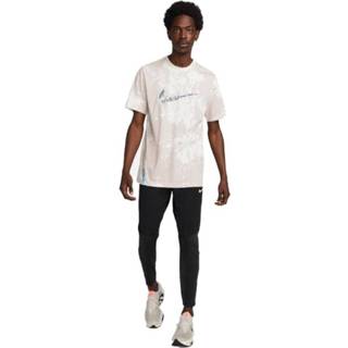 👉 Sportshirt l m s XL mannen beige Nike Run Division heren