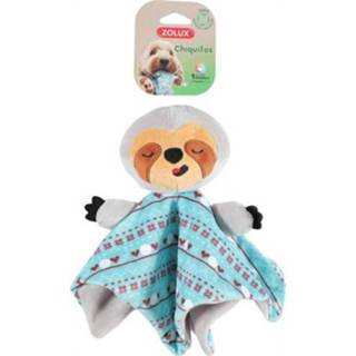 👉 Knuffeldoek pluche Zolux chiquitos luiaard knuffeldoekje 26x21x6,5 cm 3336024806616
