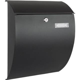 👉 Brievenbus zwart staal Practo Garden - Sheffield Gelakt 5414045037900