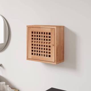 👉 Wandkast 42x18x42 cm massief walnotenhout 8720287220480