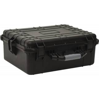 👉 Flightcase zwart PP draagbaar 55x43x21 cm 8720845724474