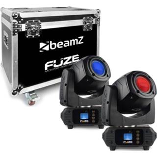 👉 Flightcase Retourdeal - BeamZ FUZE75S Spot set van 2 moving heads in