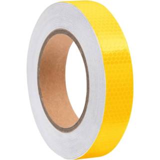 👉 Reflecterende tape geel PVC 2,5 cm x 20 m 8720287178583
