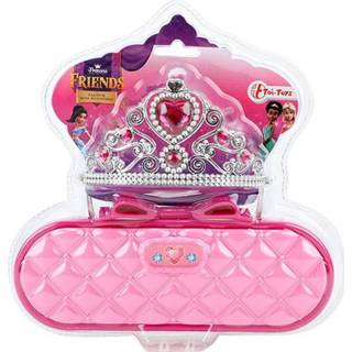 👉 Diadeem roze Princess Friends Prinses met Tasje 8719904450645