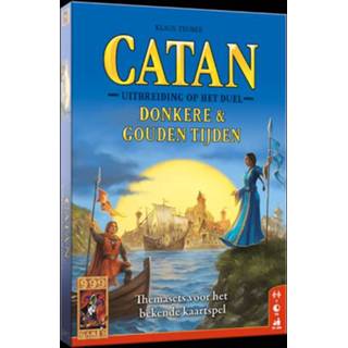 👉 Kaartspel gouden blauw Catan: Het Duel - Donkere & Tijden 8720289472849