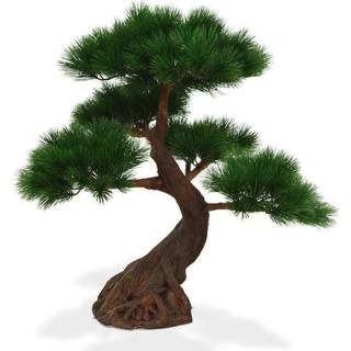 👉 Kunstplant groen kunststof DesignPlants: Pinus Bonsai Deluxe 80cm - 8718719444092