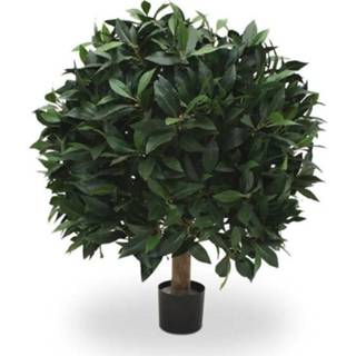 👉 Kunstplant groen kunststof XL DesignPlants: Laurierbol 60cm - 8718719440339