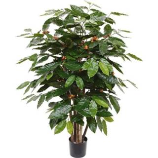 👉 Kunstplant groen kunststof DesignPlants: Coffee Arabica 100cm - 8718719448588