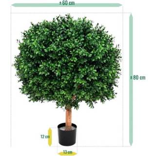 👉 Kunstplant groen kunststof DesignPlants: Buxus Bal Deluxe 60cm UV Bestendig - 8718719443873