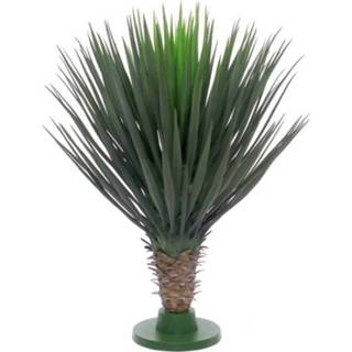 👉 Kunstplant groen kunststof DesignPlants: Yucca Rostrata 80 cm - 8718719440971