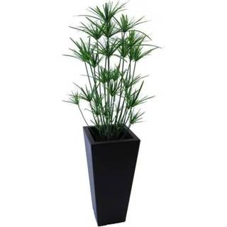 👉 Kunstplant groen kunststof XL DesignPlants: Papyrus 115 cm - 8718719442463