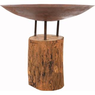 👉 Vuurschaal houten cortenstaal RedFire: Handmade Met Onderstel - Corten 8718801858516