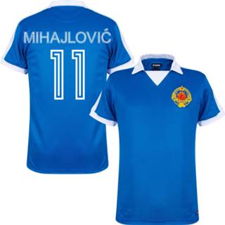 👉 Voetbalshirt XL XXL s XS l m blauw Joegoslavië Retro 1980 + Mihajlović 11 -