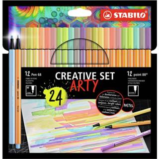 👉 Stabilo Arty Creative set 2x12 stuks 4006381582339