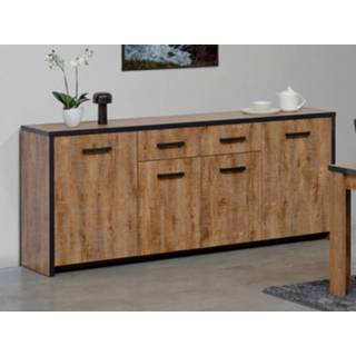 👉 Dressoir eik ETERIAL 4 deuren 1 lade industriële 5400943278699