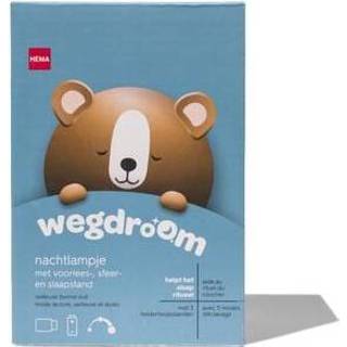 👉 Nacht lamp unisex HEMA Wegdroom Nachtlampje Beer Met 3 Standen 8720354497210