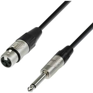 👉 Microfoon kabel Adam Hall 4 Star MFP 1000 Rean microfoonkabel XLR female naar jack mono 10m 4049521125485