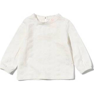 👉 Baby blouse katoen gebroken wit meisjes baby's HEMA Broderie (gebroken wit)