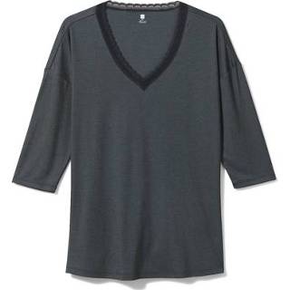 👉 Zwart viscose XL m s l vrouwen HEMA Dames Nachtshirt Met (zwart) 8720354569962 8720354569948 8720354569931 8720354569955