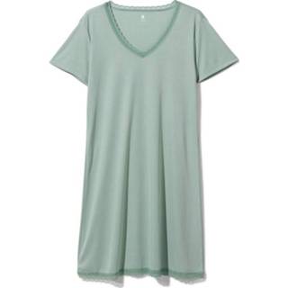 👉 Nachthemd groen viscose l m s XL vrouwen HEMA Dames Met (groen) 8720354596456 8720354582626 8720354582619 8720354596463