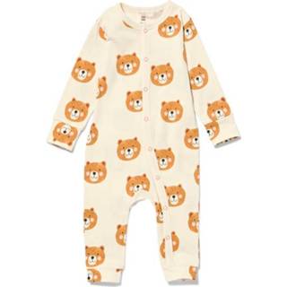 Pyjama beige baby meisjes baby's katoen HEMA Beren (beige) 8720354600214