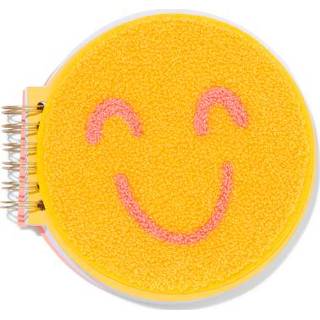 👉 Notitieboek unisex HEMA Notitieboekje Met Spiraal Gezichtje Blanco Ø12.5cm 8720354634202