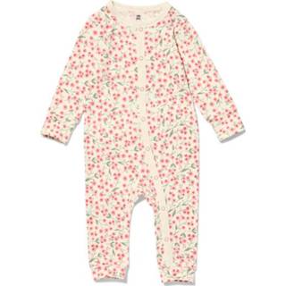 👉 Pyjama gebroken wit baby meisjes baby's katoen HEMA Bloemen (gebroken wit) 8720354600191