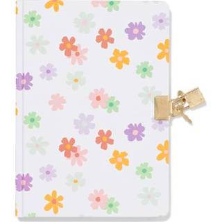 Dagboek unisex HEMA Met Slotje Bloemen A5 8720354634226