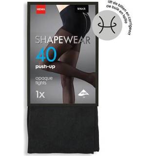 👉 HEMA Panty Push-up 40denier Zwart (zwart)