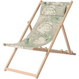 Strandstoel groen katoen Madison outdoor Dotan - Leen Bakker 8713229273705