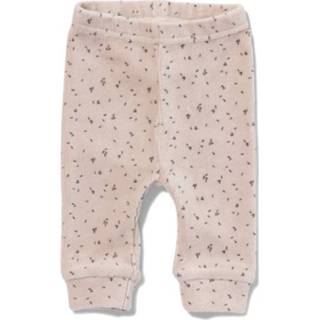 Legging baby meisjes grijs velours elastaan HEMA Newborn Rib (grijs)